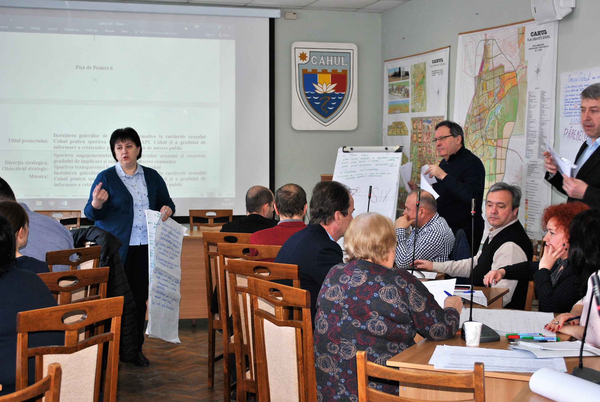 Public Hearing on municipal budgeting process in Moldova 
