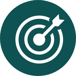 icon of an arrow hitting bullseye